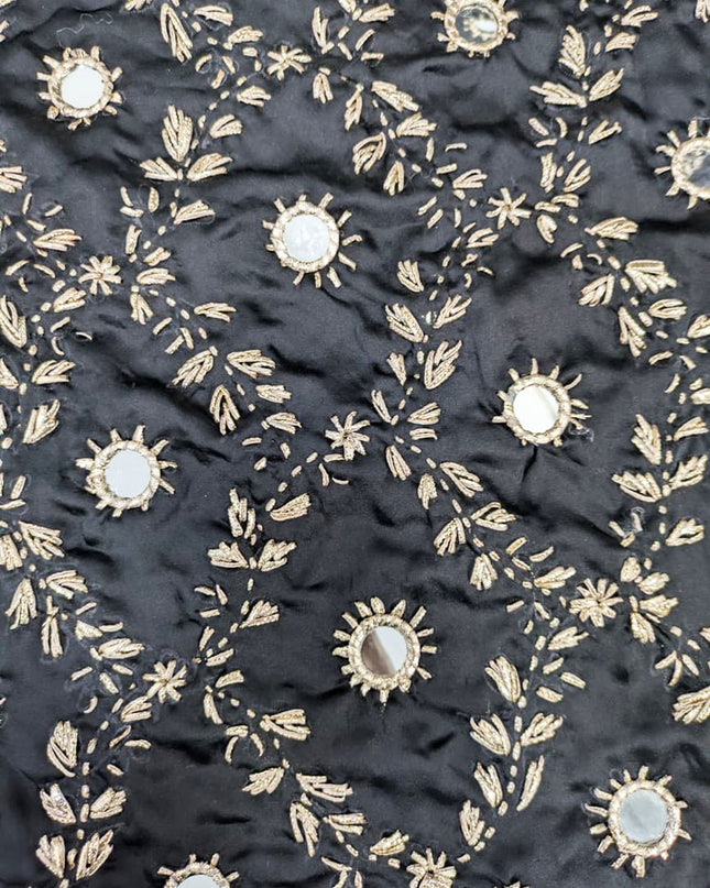 Premium Silk Dupatta with Gotta & Mirror Full Jaal Work