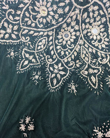 Handmade Luxury Velvet Shawl with Gotta Work  (Ready To Wear)