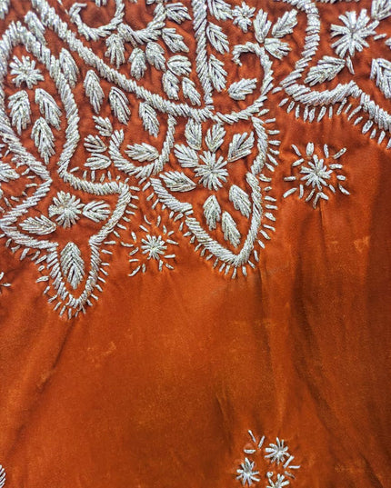 Exquisite Handmade Velvet Shawl with Gotta Work (Ready To Wear)