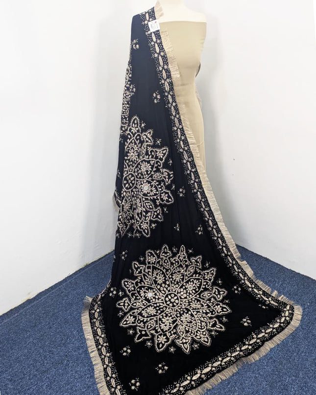 Handmade Premium Velvet with Gotta Work Shawl