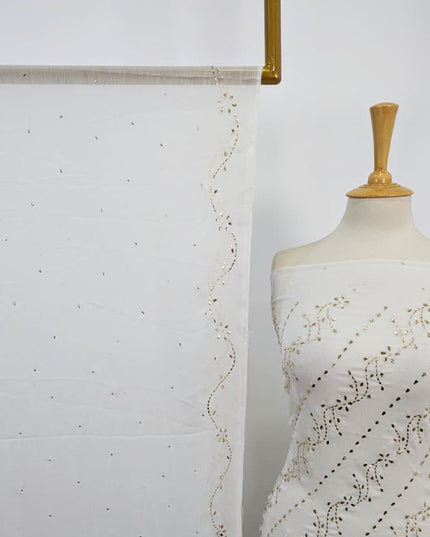 Handmade Mukesh Work Chiffon 2PC Unstitched