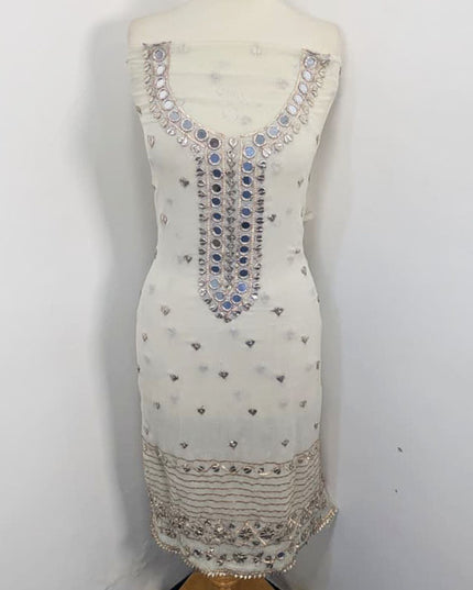 Fancy Handmade Gotta & Mirror Work Chiffon 2PC Unstitched