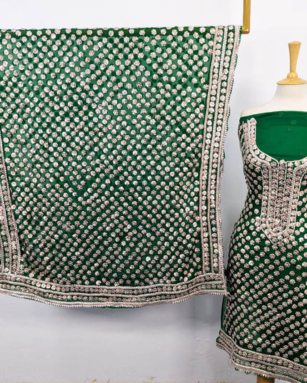 Handmade Gotta & Mukesh Work Chiffon 2PC Unstitched