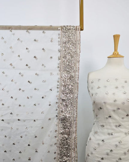 Handmade Gotta Work Dyeable Organza 2PC Unstitched