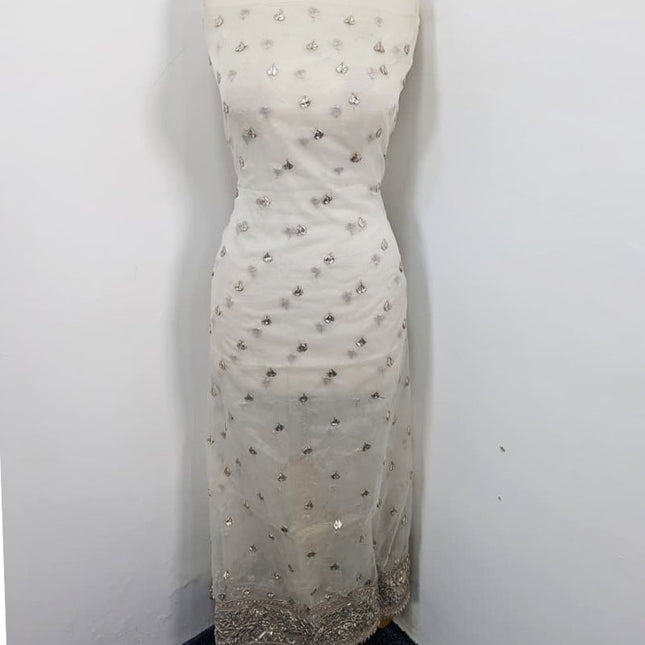 Handmade Gotta Work Dyeable Organza 2PC Unstitched