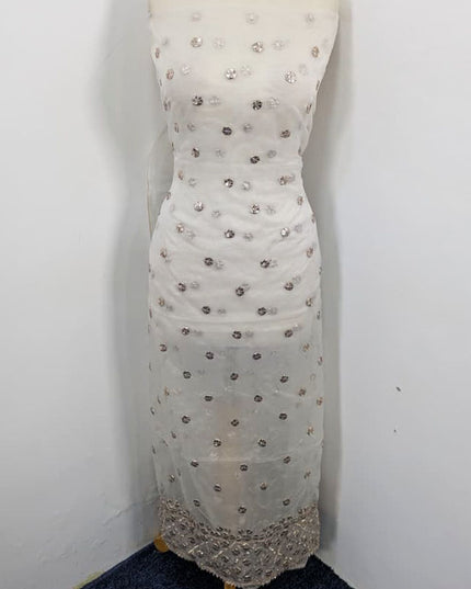 Fancy Handmade Gotta Work Dyeable Organza 2PC Unstitched