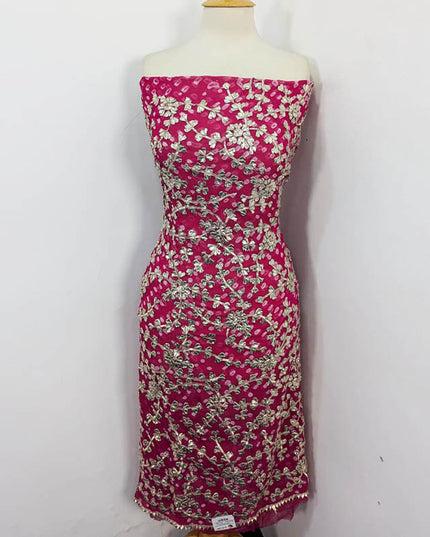 Bamber Chiffon With Chunnri And Gotta Work 2PC Unstitched