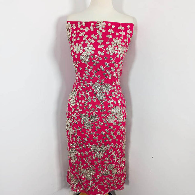 Handmade Full Jaal Gotta Work Chiffon 2 PC Unstitched