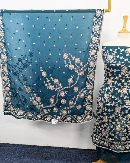 Chiffon with Full Jaal Gotta Work Shirt Dupatta 2PC Unstitched