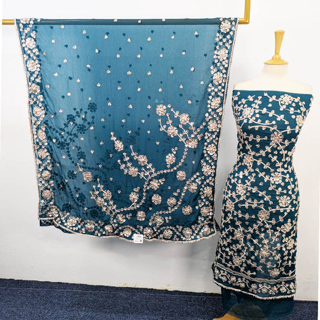 Chiffon with Full Jaal Gotta Work Shirt Dupatta 2PC Unstitched