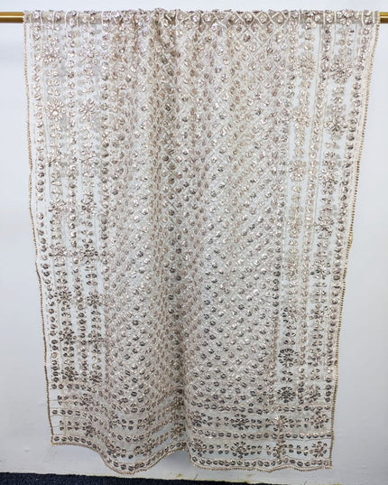 Fancy Organza with Handmade Gotta Work Dupatta (Ready To Wear)