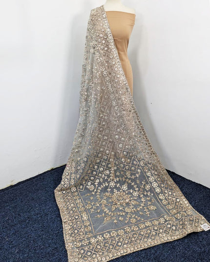 Fancy Handmade Gotta Work Organza Dupatta (Ready To Wear)