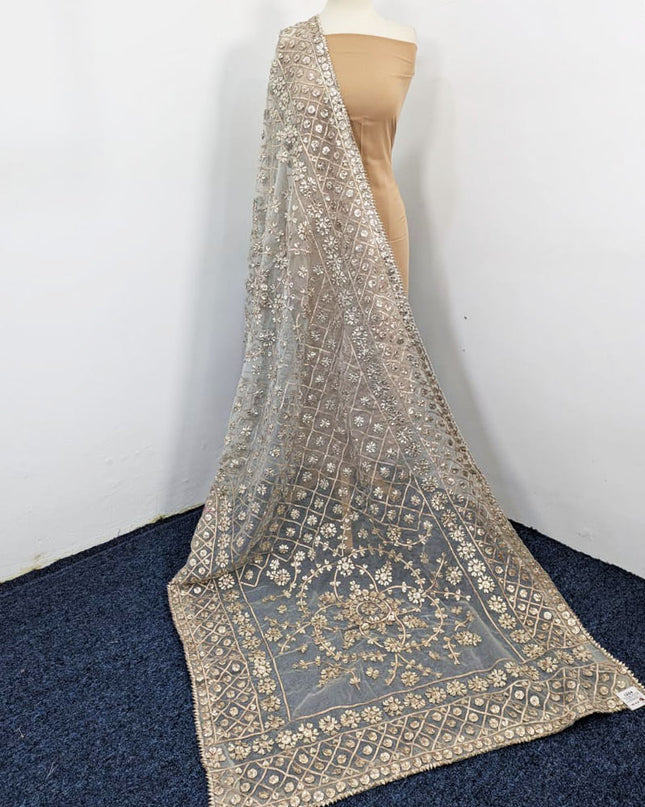 Fancy Handmade Gotta Work Organza Dupatta (Ready To Wear)