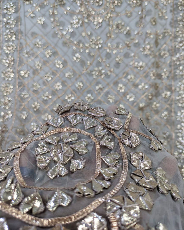 Fancy Handmade Gotta Work Organza Dupatta (Ready To Wear)