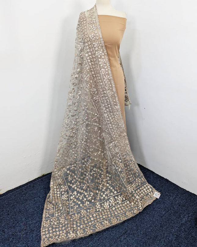 Handmade Full Jaal Gotta Work Organza Dupatta