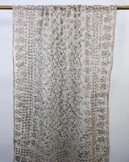 Handmade Full Jaal Gotta Work Organza Dupatta