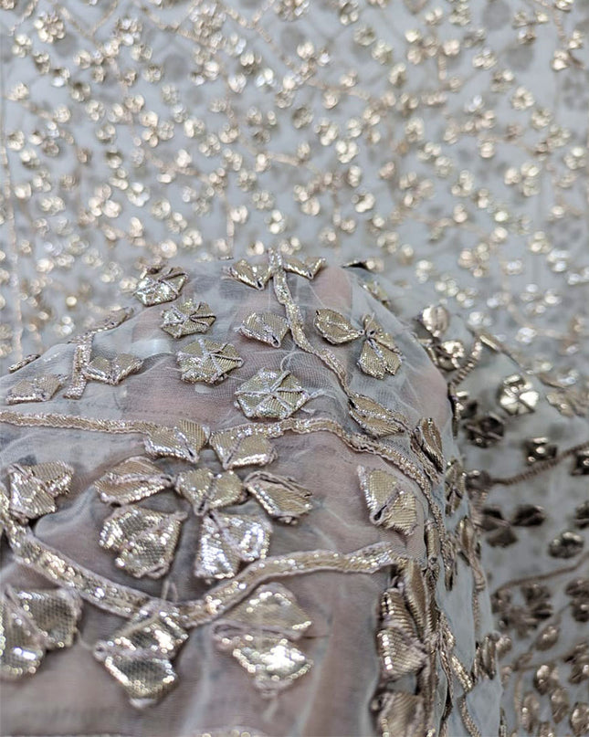 Handmade Full Jaal Gotta Work Organza Dupatta