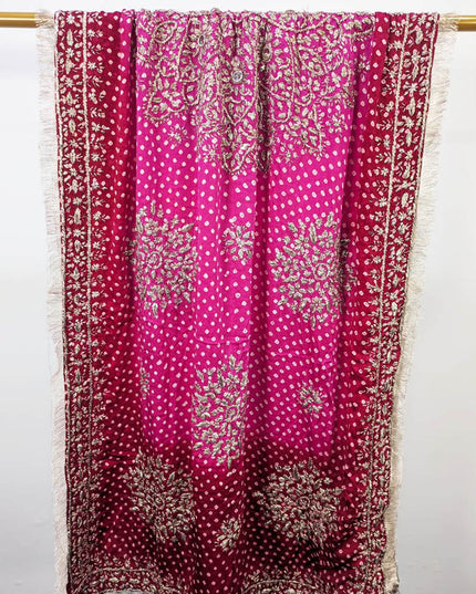 Fancy Silk Chunnri Gotta Work Dupatta