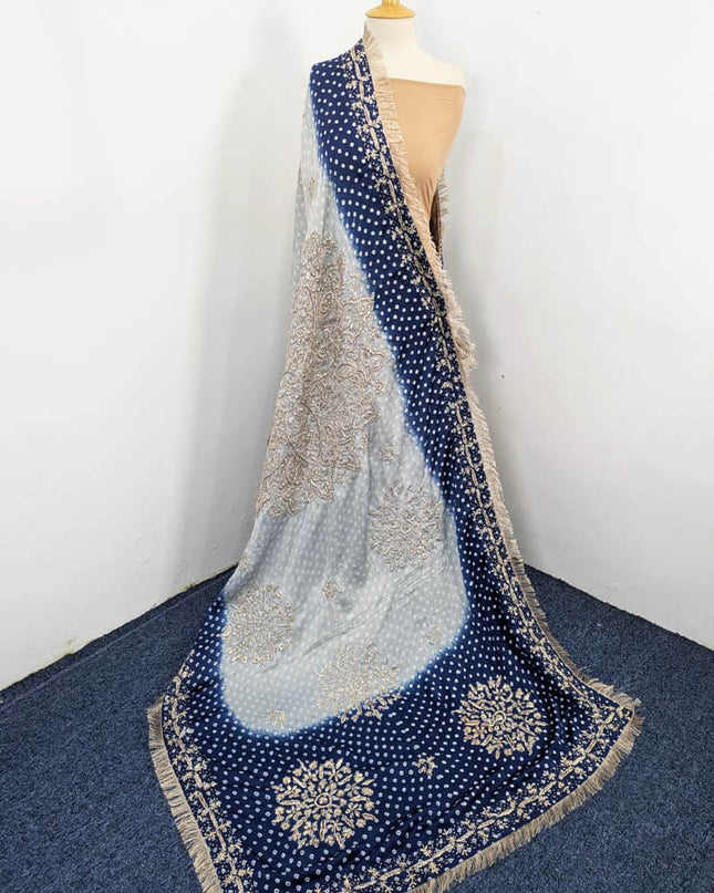 Fancy Silk Chunnri Gotta Work Dupatta