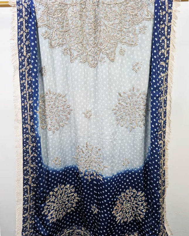 Fancy Silk Chunnri Gotta Work Dupatta