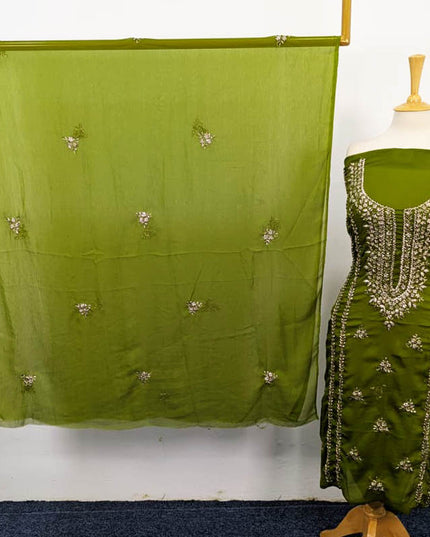 Fancy Handmade Gotta Work Chiffon Shirt Dupatta 2PC Unstitched