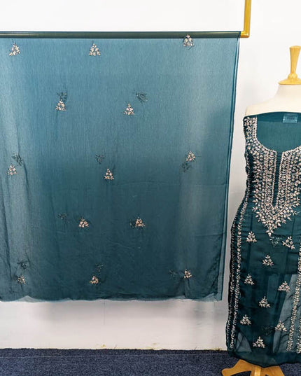 Fancy Handmade Gotta Work Chiffon Shirt Dupatta 2PC Unstitched