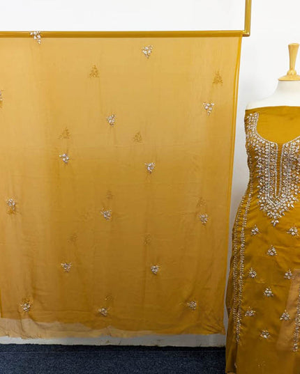 Fancy Handmade Gotta Work Chiffon Shirt Dupatta 2PC Unstitched