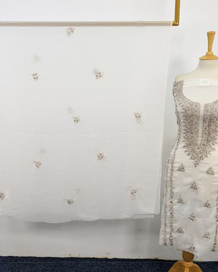 Fancy Handmade Gotta Work Chiffon Shirt Dupatta 2PC Unstitched