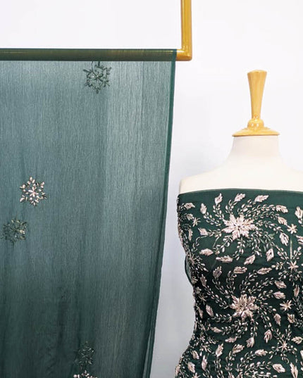 Handmade Gotta Work Chiffon Shirt Dupatta 2PC Unstitched