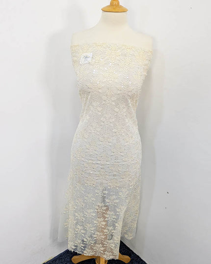 Fancy Net With Sequence  Embroidered 2PC Unstitched