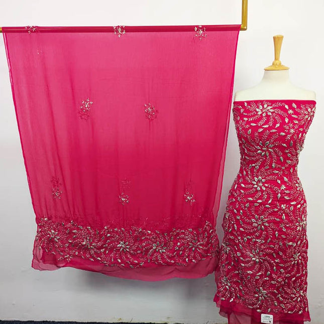 Chiffon with Handmade Gotta Work Shirt Dupatta 2PC Unstitched