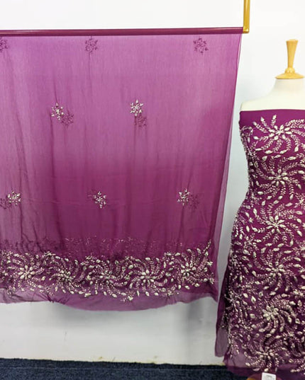 Chiffon with Handmade Gotta Work Shirt Dupatta 2PC Unstitched