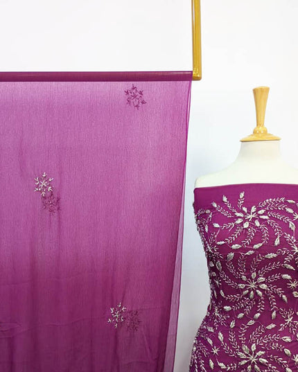 Chiffon with Handmade Gotta Work Shirt Dupatta 2PC Unstitched