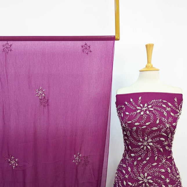 Chiffon with Handmade Gotta Work Shirt Dupatta 2PC Unstitched