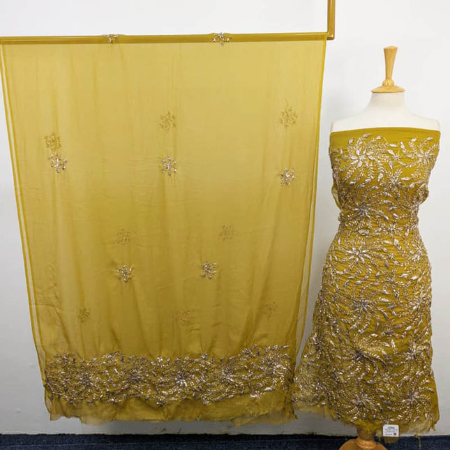 Chiffon with Handmade Gotta Work Shirt Dupatta 2PC Unstitched