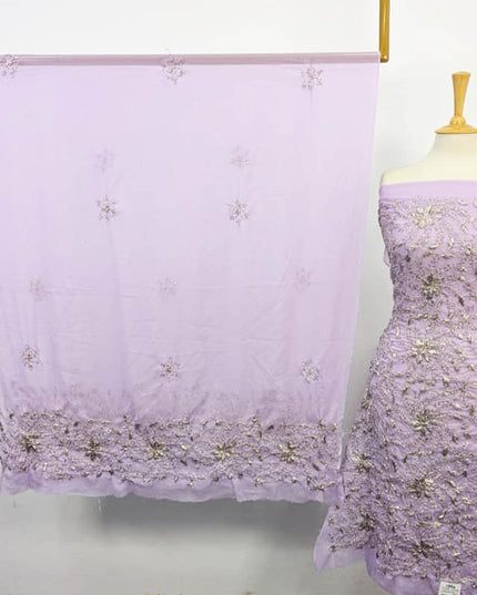 Handmade Gotta Work Chiffon Shirt Dupatta 2PC Unstitched