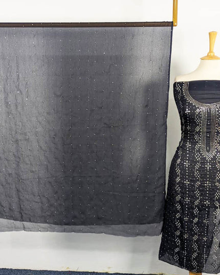 Fancy Mukesh Wok Chiffon 2PC Unstitched