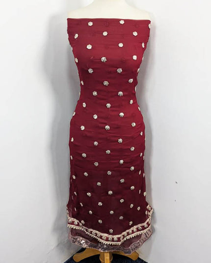 Handmade Gotta Work Chiffon Shirt Dupatta 2PC Unstitched