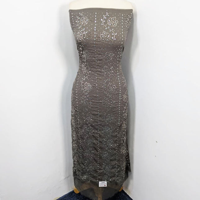 Fancy Chiffon with Full Jaal Handmade Mukesh Work 2PC Unstitched