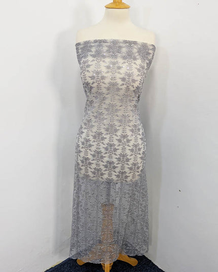 Fancy Net With Sequence  Embroidered 2PC Unstitched