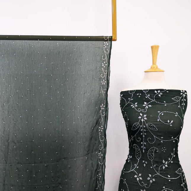 Fancy Chiffon with Full Jaal Handmade Mukesh Work 2PC Unstitched