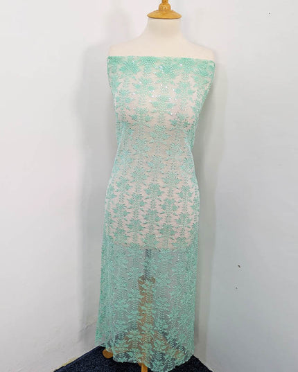 Fancy Net With Sequence  Embroidered 2PC Unstitched