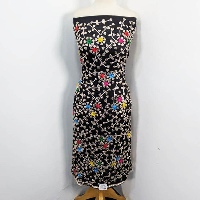 Multicolor Gotta Work Chiffon with 4 Sided Border Dupatta 2PC Unstitched