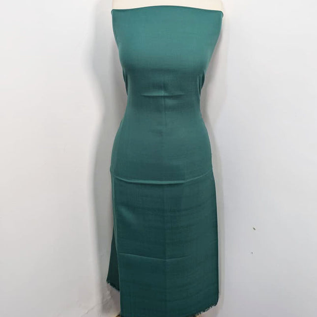 Plain Pashmina with Qalamkar Print Shawl 3PC Unstitched