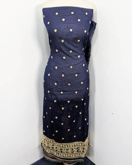 Golden Gotta Work Organza with Tie & Dye Dupatta 2PC Unstitched