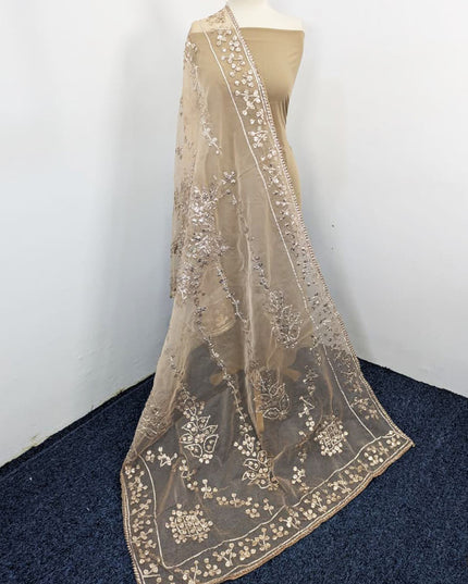 Fancy Handmade Full Jaal Gotta Work Organza Dupatta