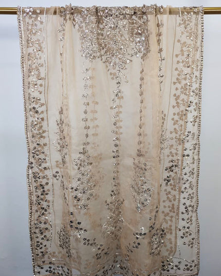 Fancy Handmade Full Jaal Gotta Work Organza Dupatta