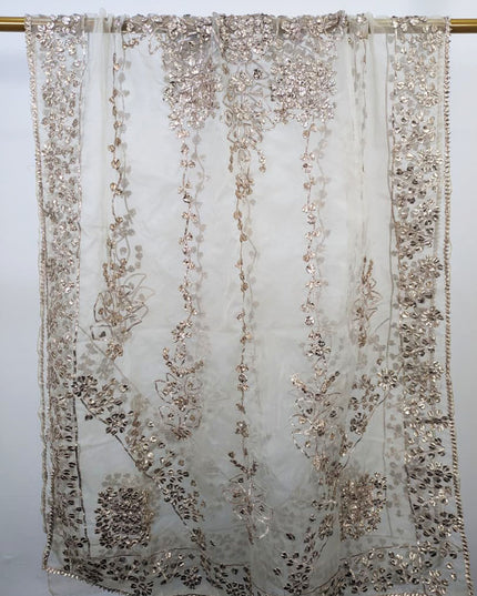 Fancy Organza with Full Jaal Gotta Work Dupatta