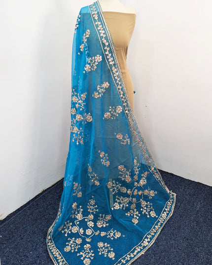 Organza with Full Jaal Gotta Work Dupatta (Ready To Wear)