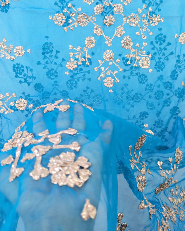 Organza with Full Jaal Gotta Work Dupatta (Ready To Wear)